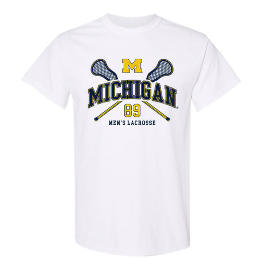 Michigan - NCAA Men's Lacrosse : Mason Vance - Sports Shersey T-Shirt-0