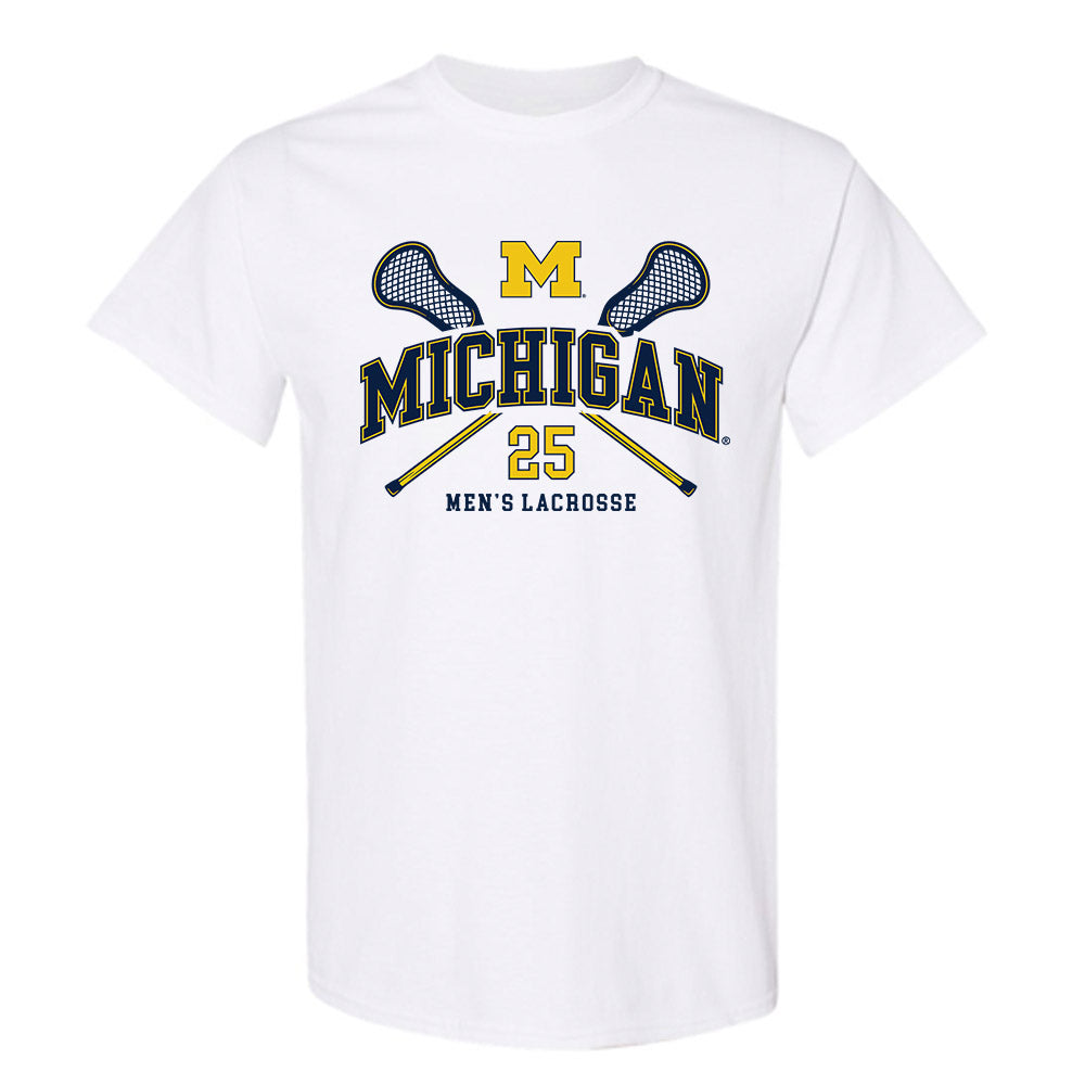 Michigan - NCAA Men's Lacrosse : Alex Gatto - Sports Shersey T-Shirt-0