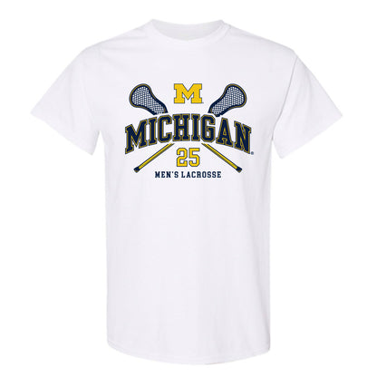 Michigan - NCAA Men's Lacrosse : Alex Gatto - Sports Shersey T-Shirt-0