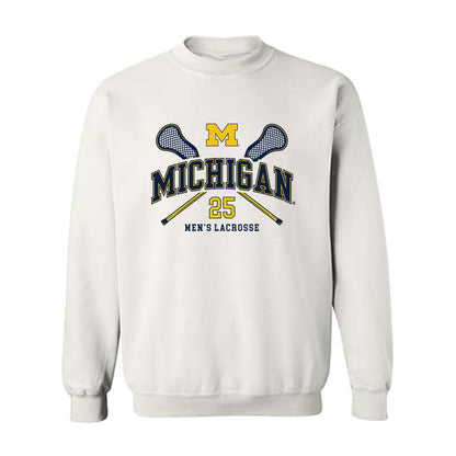 Michigan - NCAA Men's Lacrosse : Alex Gatto - Sports Shersey Crewneck Sweatshirt-0