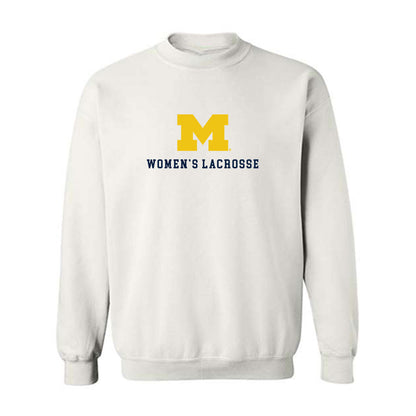 Michigan - NCAA Women's Lacrosse : - Roster Crewneck Sweatshirt-0
