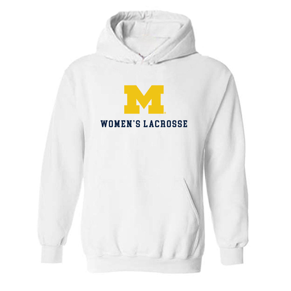 Michigan - NCAA Women's Lacrosse : - Roster Hooded Sweatshirt-0