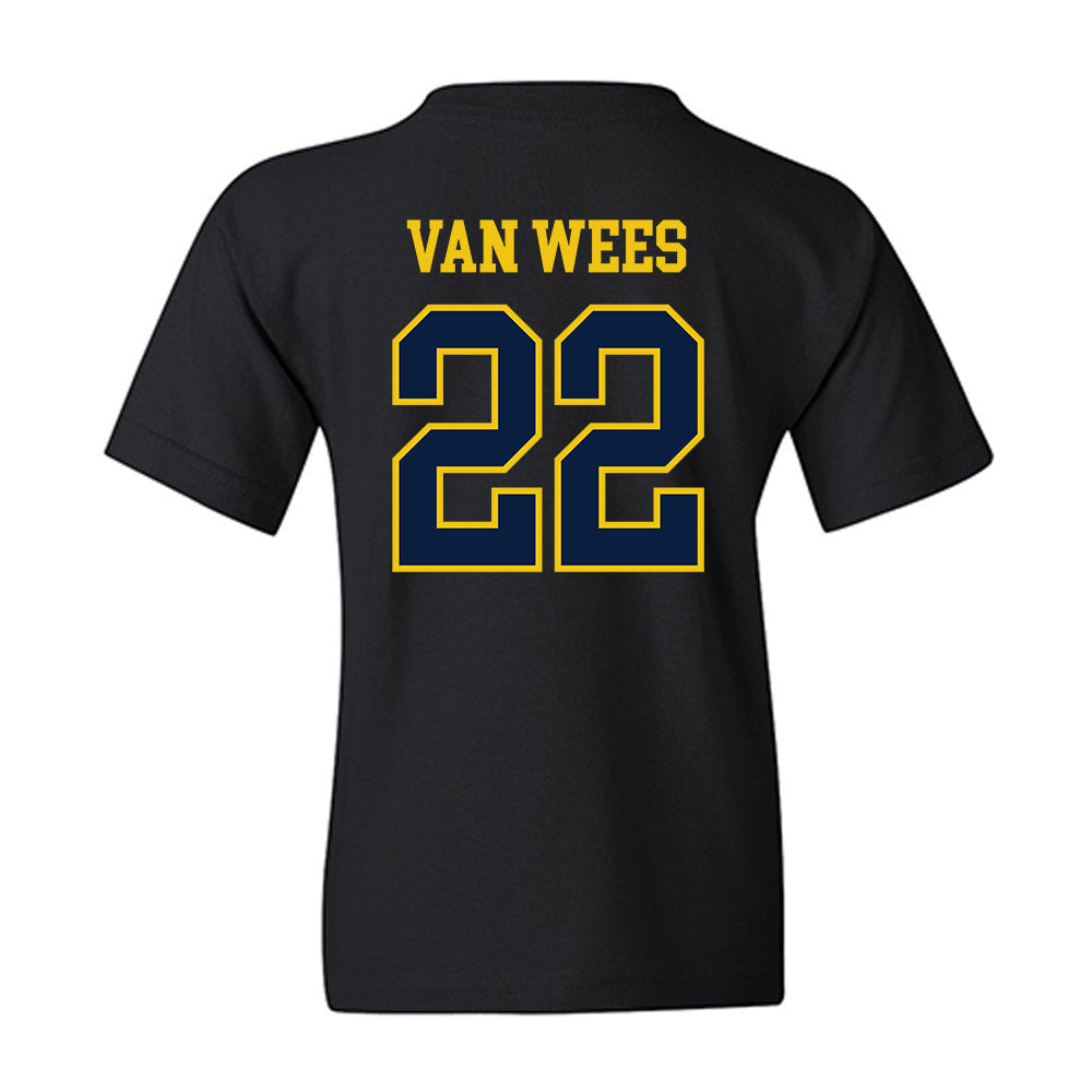 Michigan - NCAA Women's Lacrosse : Truus van Wees - Sports Shersey Youth T-Shirt-1
