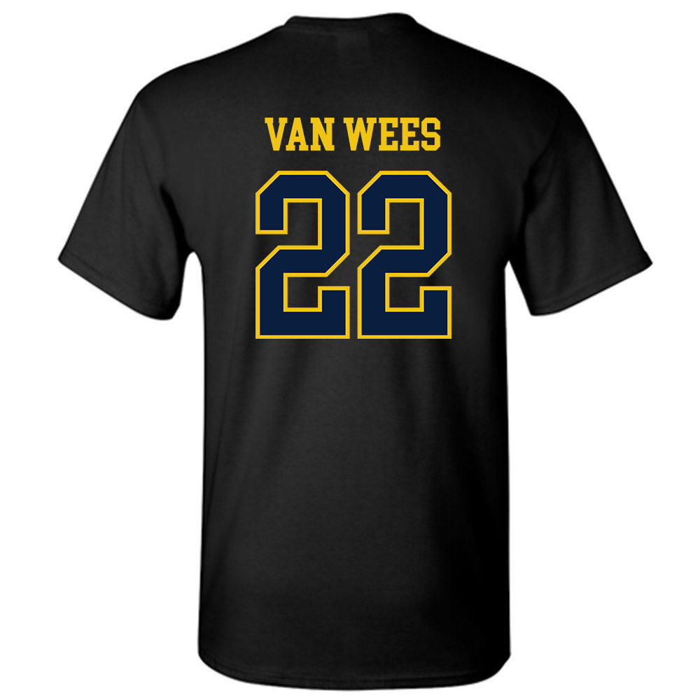Michigan - NCAA Women's Lacrosse : Truus van Wees - Sports Shersey T-Shirt-1