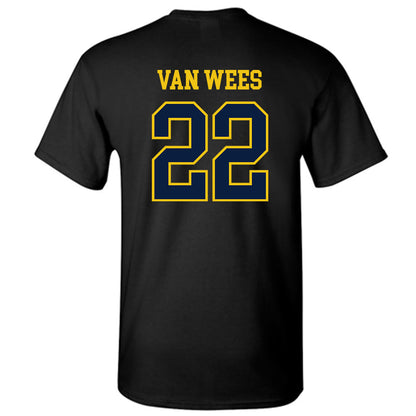 Michigan - NCAA Women's Lacrosse : Truus van Wees - Sports Shersey T-Shirt-1