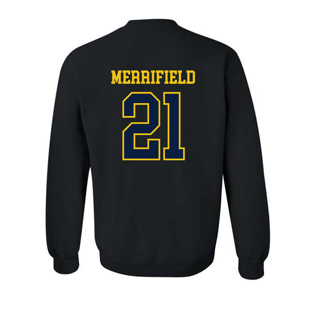 Michigan - NCAA Women's Lacrosse : Katharine Merrifield - Sports Shersey Crewneck Sweatshirt-1