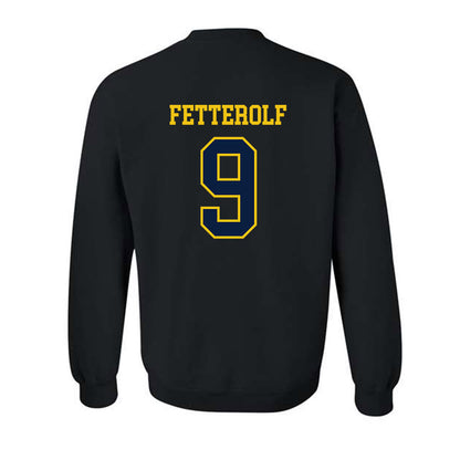 Michigan - NCAA Women's Lacrosse : Jane Fetterolf - Sports Shersey Crewneck Sweatshirt-1