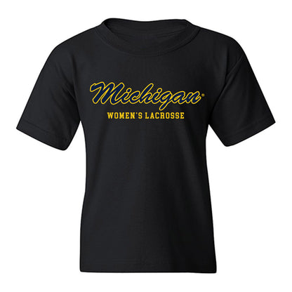 Michigan - NCAA Women's Lacrosse : Ava Class - Sports Shersey Youth T-Shirt-0