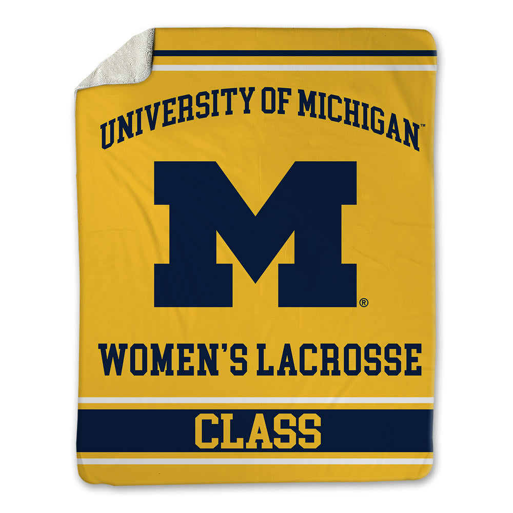 Michigan - NCAA Women's Lacrosse : Ava Class - Blanket-0