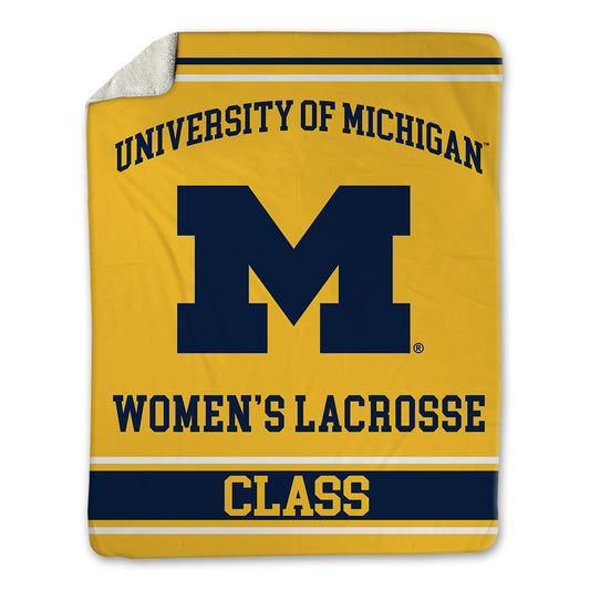 Michigan - NCAA Women's Lacrosse : Ava Class - Blanket-0