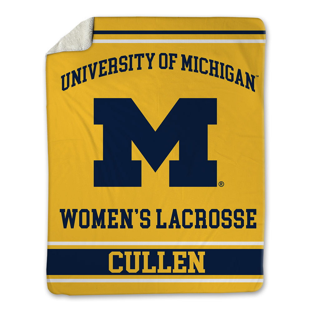 Michigan - NCAA Women's Lacrosse : Taylor Cullen - Blanket-0