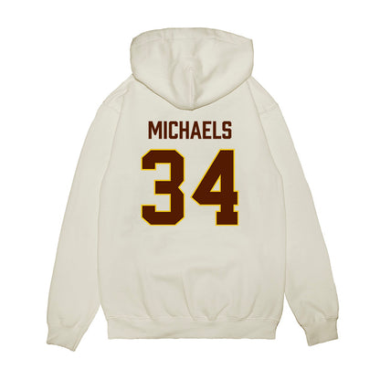 Western Michigan - NCAA Men's Ice Hockey : Owen Michaels - Replica Shersey Premium Hooded Sweatshirt-1