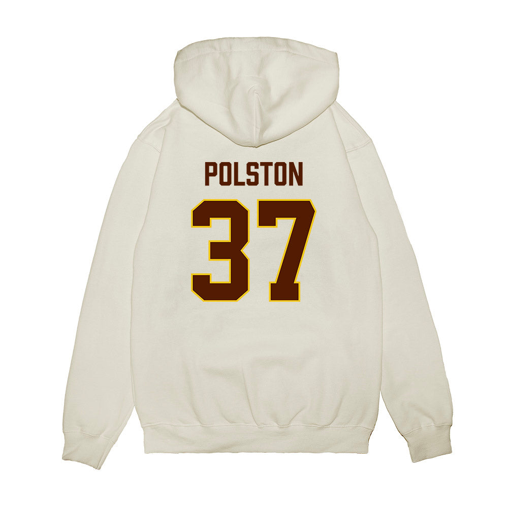 Western Michigan - NCAA Men's Ice Hockey : Michael Polston - Replica Shersey Premium Hooded Sweatshirt-1