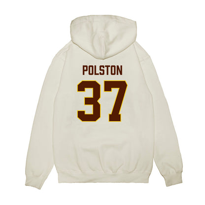 Western Michigan - NCAA Men's Ice Hockey : Michael Polston - Replica Shersey Premium Hooded Sweatshirt-1