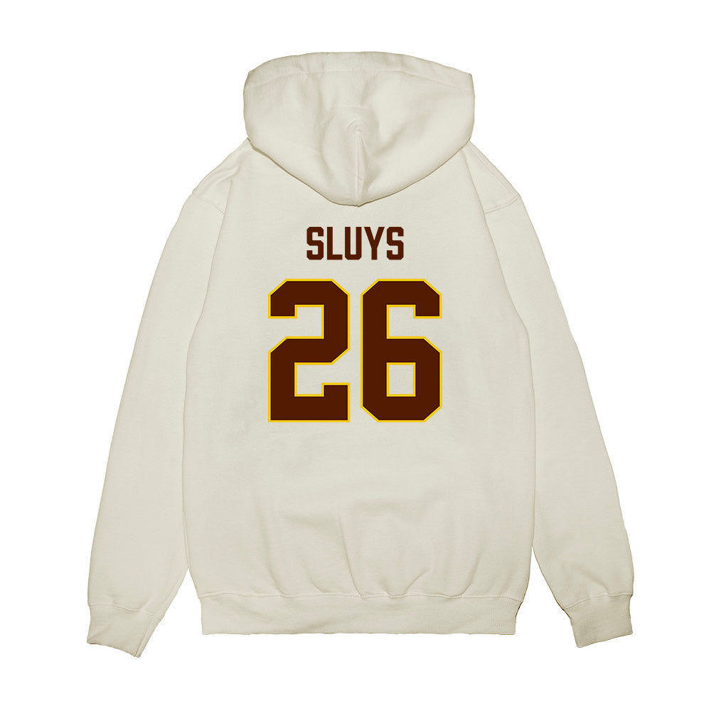 Western Michigan - NCAA Men's Ice Hockey : Jamison Sluys - Replica Shersey Premium Hooded Sweatshirt-1