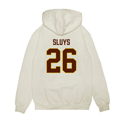 Western Michigan - NCAA Men's Ice Hockey : Jamison Sluys - Replica Shersey Premium Hooded Sweatshirt-1