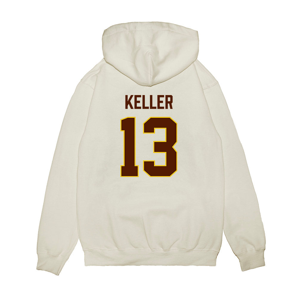 Western Michigan - NCAA Men's Ice Hockey : Jordan Keller - Replica Shersey Premium Hooded Sweatshirt-1
