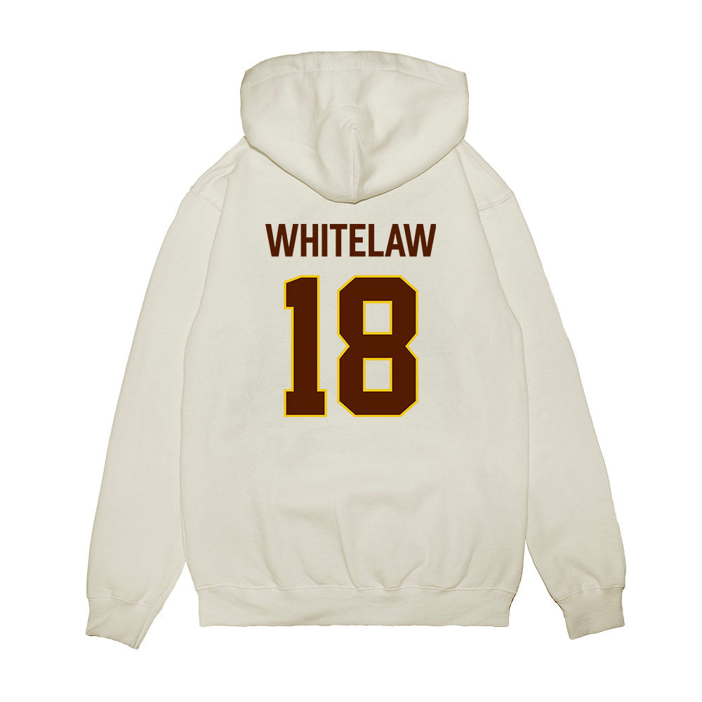 Western Michigan - NCAA Men's Ice Hockey : William Whitelaw - Replica Shersey Premium Hooded Sweatshirt-1