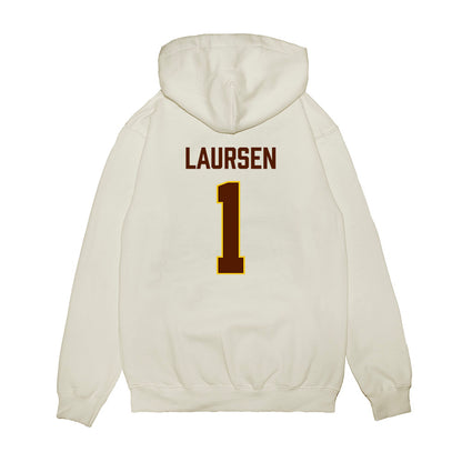 Western Michigan - NCAA Men's Ice Hockey : Kirk Laursen - Replica Shersey Premium Hooded Sweatshirt-1