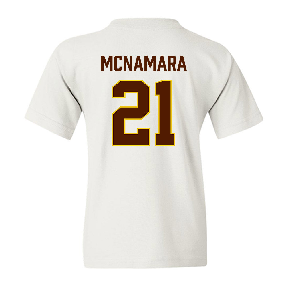Western Michigan - NCAA Men's Ice Hockey : Luke McNamara - Replica Shersey Youth T-Shirt-1