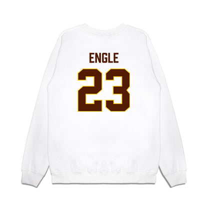 Western Michigan - NCAA Men's Ice Hockey : Edison Engle - Replica Shersey Premium Crewneck Sweatshirt-1