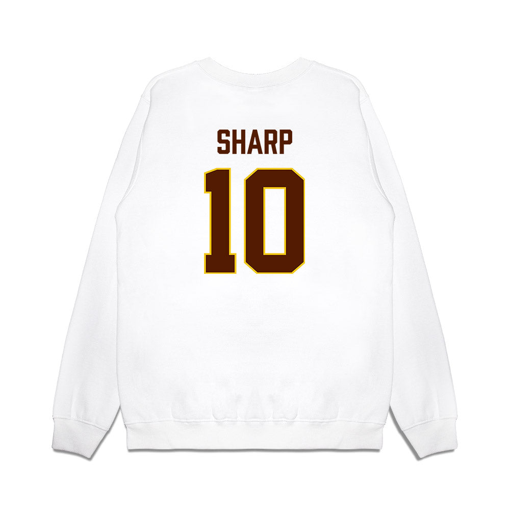 Western Michigan - NCAA Men's Ice Hockey : Zack Sharp - Replica Shersey Premium Crewneck Sweatshirt-1