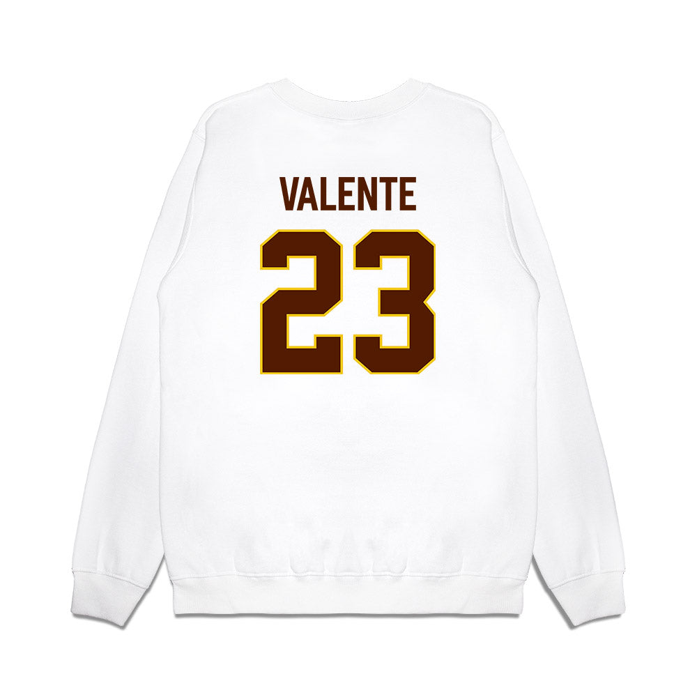 Western Michigan - NCAA Men's Ice Hockey : Liam Valente - Replica Shersey Premium Crewneck Sweatshirt-1
