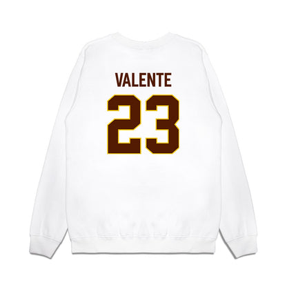 Western Michigan - NCAA Men's Ice Hockey : Liam Valente - Replica Shersey Premium Crewneck Sweatshirt-1