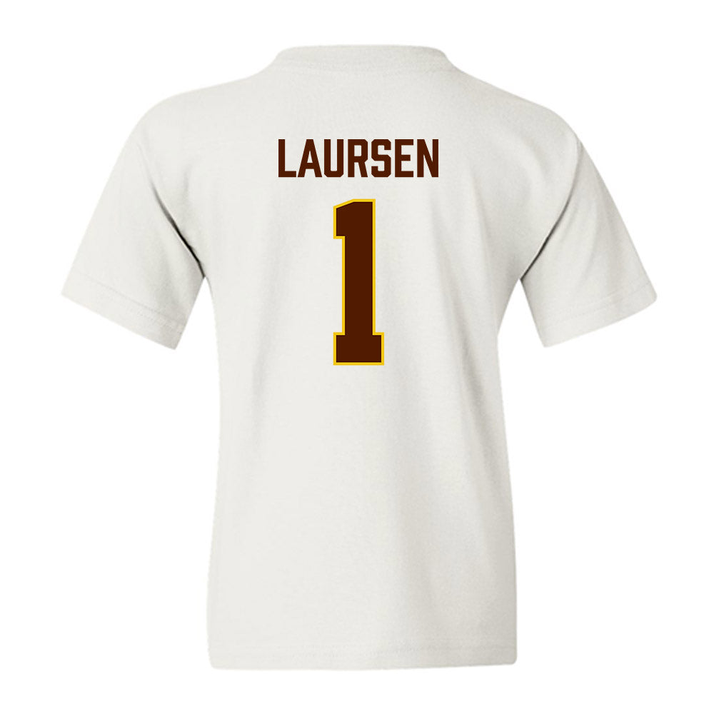 Western Michigan - NCAA Men's Ice Hockey : Kirk Laursen - Replica Shersey Youth T-Shirt-1