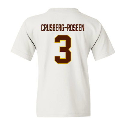 Western Michigan - NCAA Men's Ice Hockey : Cole Crusberg-Roseen - Replica Shersey Youth T-Shirt-1