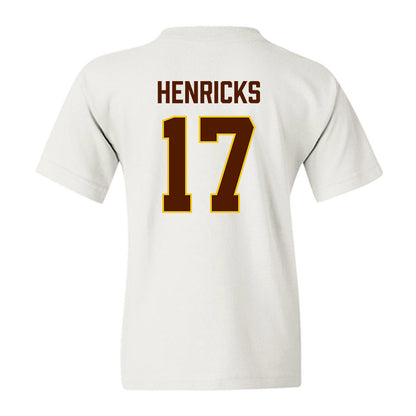 Western Michigan - NCAA Men's Ice Hockey : Ty Henricks - Replica Shersey Youth T-Shirt-1