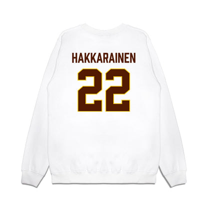 Western Michigan - NCAA Men's Ice Hockey : Iiro Hakkarainen - Replica Shersey Premium Crewneck Sweatshirt-1