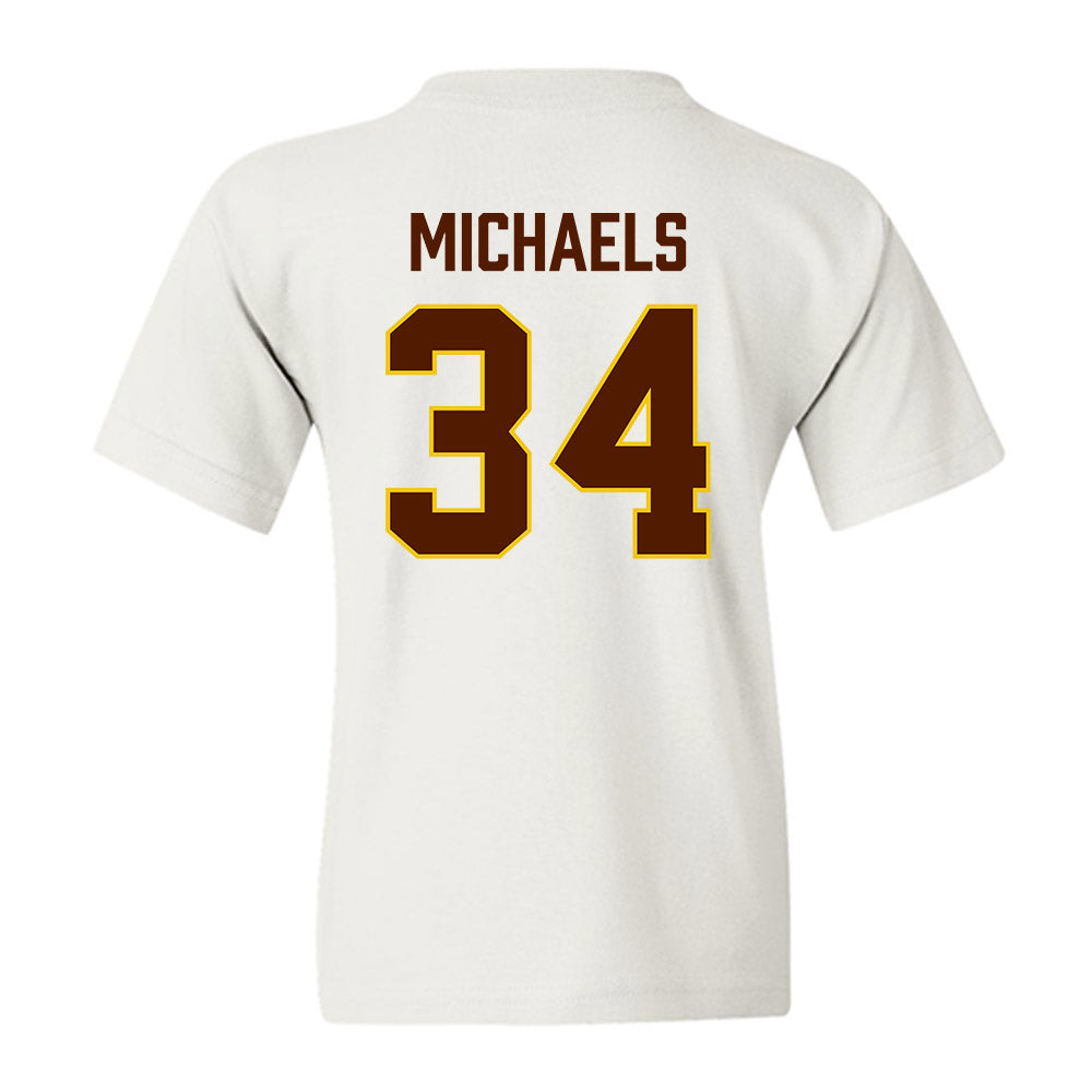 Western Michigan - NCAA Men's Ice Hockey : Owen Michaels - Replica Shersey Youth T-Shirt-1