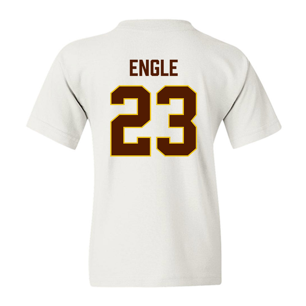 Western Michigan - NCAA Men's Ice Hockey : Edison Engle - Replica Shersey Youth T-Shirt-1