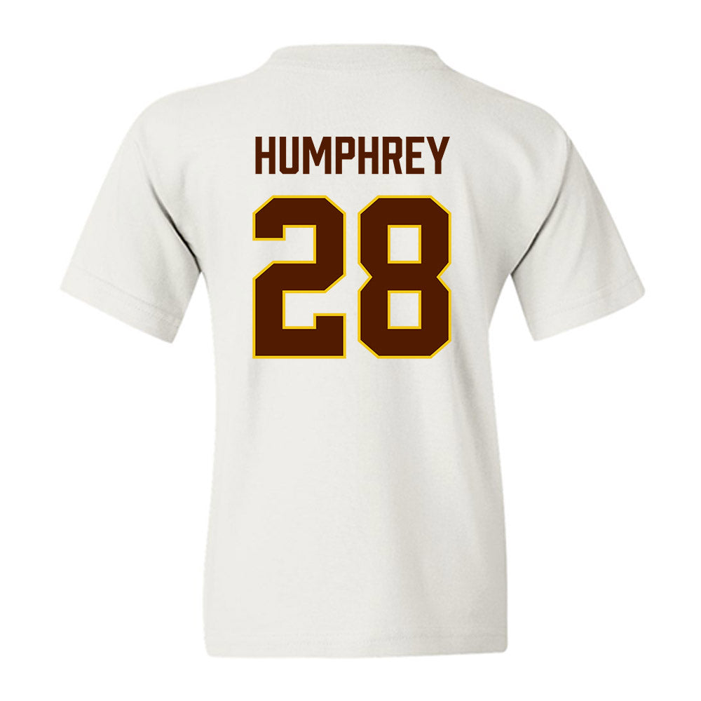 Western Michigan - NCAA Men's Ice Hockey : Ryan Humphrey - Replica Shersey Youth T-Shirt-1