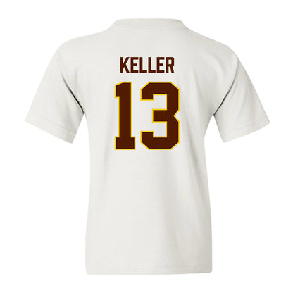 Western Michigan - NCAA Men's Ice Hockey : Jordan Keller - Replica Shersey Youth T-Shirt-1