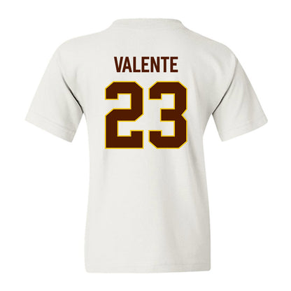Western Michigan - NCAA Men's Ice Hockey : Liam Valente - Replica Shersey Youth T-Shirt-1