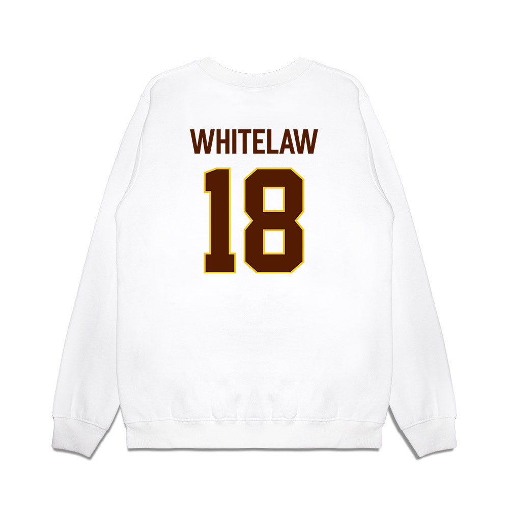 Western Michigan - NCAA Men's Ice Hockey : William Whitelaw - Replica Shersey Premium Crewneck Sweatshirt-1
