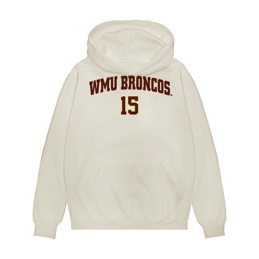 Western Michigan - NCAA Men's Ice Hockey : Alex Calbeck - Replica Shersey Premium Hooded Sweatshirt-0