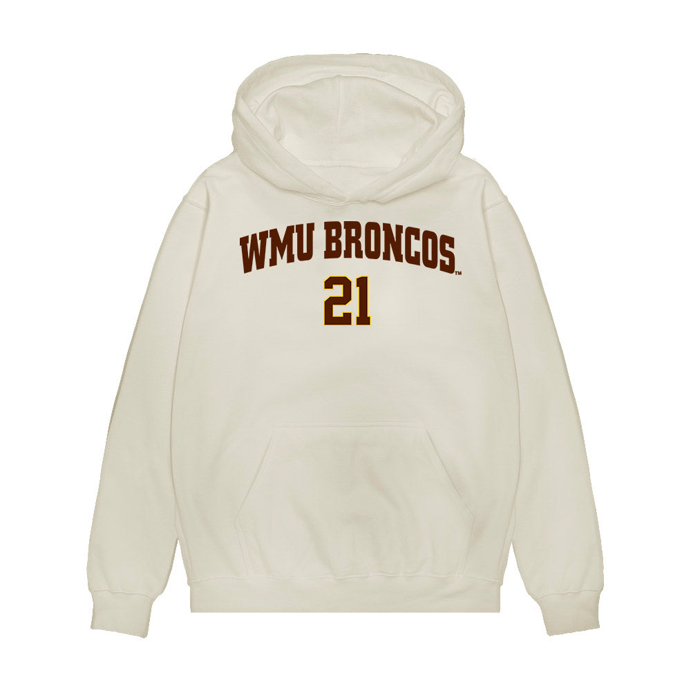 Western Michigan - NCAA Men's Ice Hockey : Luke McNamara - Replica Shersey Premium Hooded Sweatshirt-0