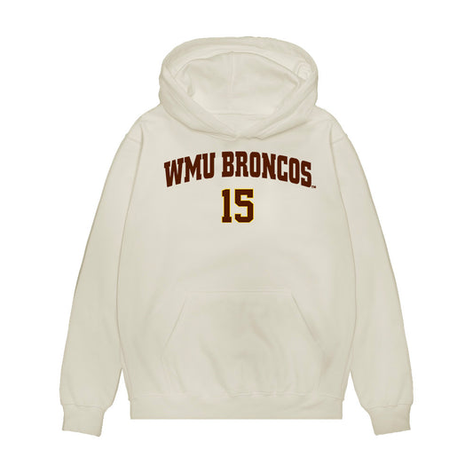 Western Michigan - NCAA Men's Ice Hockey : Alex Calbeck - Replica Shersey Premium Hooded Sweatshirt-0
