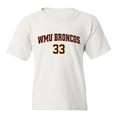 Western Michigan - NCAA Men's Ice Hockey : Samuel Sjolund - Replica Shersey Youth T-Shirt-0