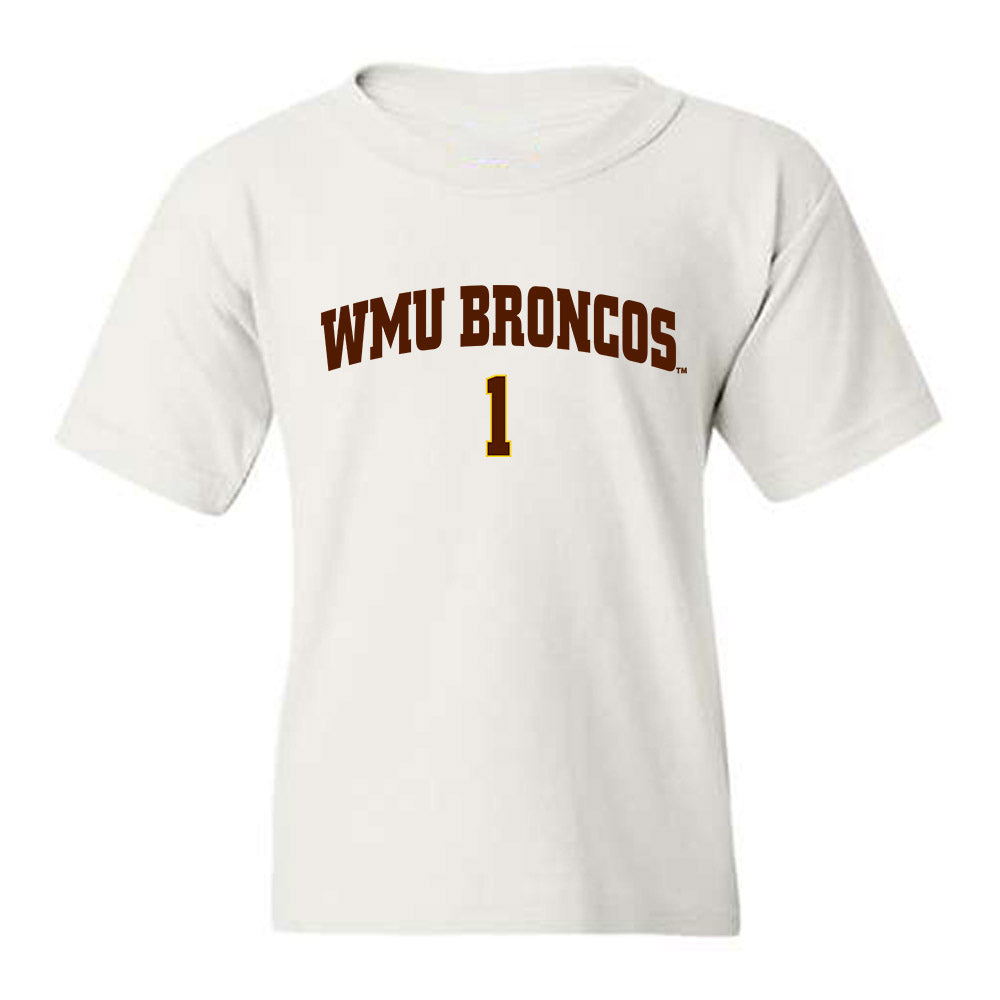 Western Michigan - NCAA Men's Ice Hockey : Kirk Laursen - Replica Shersey Youth T-Shirt-0