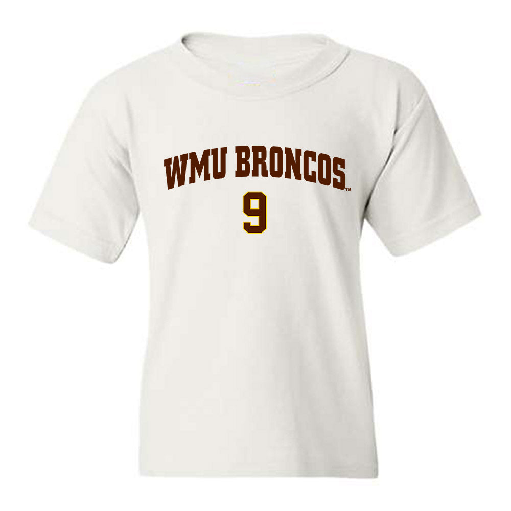 Western Michigan - NCAA Men's Ice Hockey : Zach Bade - Replica Shersey Youth T-Shirt-0