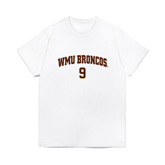 Western Michigan - NCAA Men's Ice Hockey : Zach Bade - Replica Shersey Comfort Colors T-Shirt-0