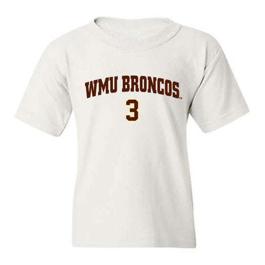 Western Michigan - NCAA Men's Ice Hockey : Cole Crusberg-Roseen - Replica Shersey Youth T-Shirt-0
