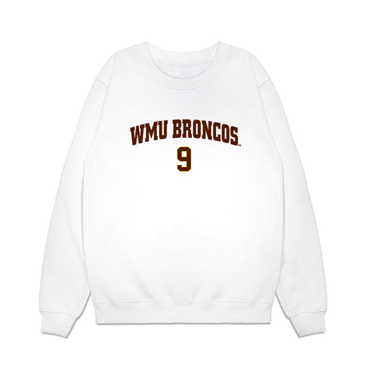 Western Michigan - NCAA Men's Ice Hockey : Zach Bade - Replica Shersey Premium Crewneck Sweatshirt-0