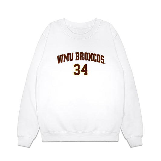 Western Michigan - NCAA Men's Ice Hockey : Owen Michaels - Replica Shersey Premium Crewneck Sweatshirt-0