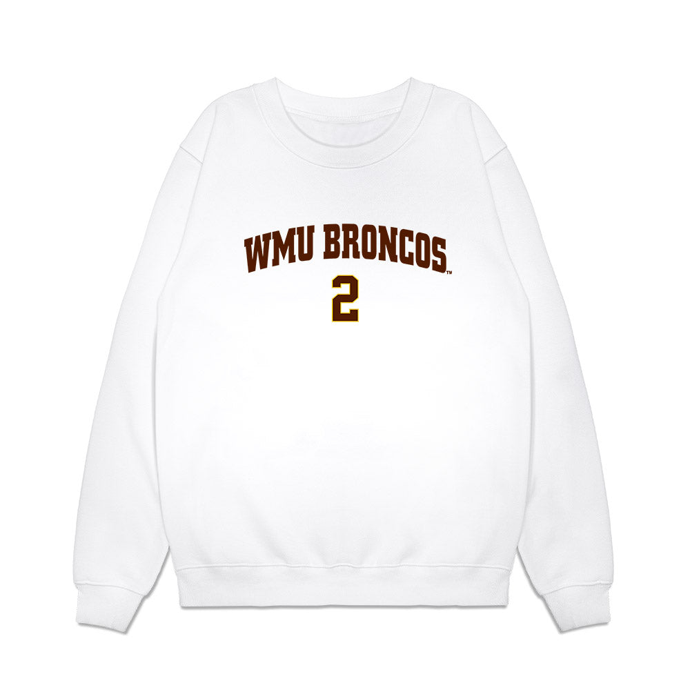 Western Michigan - NCAA Men's Ice Hockey : Grady Gallatin - Replica Shersey Premium Crewneck Sweatshirt-0