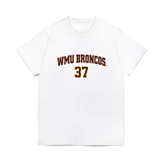 Western Michigan - NCAA Men's Ice Hockey : Michael Polston - Replica Shersey Comfort Colors T-Shirt-0